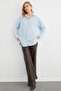 Basic Slit Oversized Shirt - 4