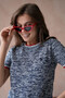 Women's Crew Neck Short Sleeve Soft Textured Knit Sweater 12033 - 2