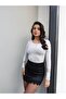 Boat Neck Transparent Blouse - 4