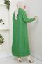 Shawl Collar Casual Knitwear Cardigan Green Hm2248 - 5