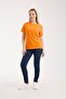 Women's Basic Crew Neck Short Sleeve 100% Cotton Comfortable Fit Casual Sports Stylish T-Shirt 6021 - 7