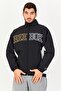 Men Sportswear Fit Long Sleeve Outdoor Jacket, Black