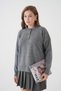 Women's Crew Neck Button Detail Knitwear Sweater 8623 - 3