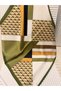 Colorful, Special Patterned 70X70 Size Stylish Satin Scarf