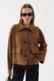 Jane Süet Ceket Camel - 3