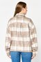 Women Plaid Jacket Shirt, Multicolor - 4