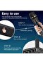 Wireless Karaoke Handheld Dynamic Microphone, 160 ft Range, Rechargeable (Gray) - 7