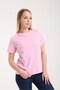 Women's Basic Crew Neck Short Sleeve 100% Cotton Comfortable Fit Casual Sports Stylish T-Shirt 6021 - 6
