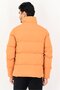 Men Sportswear Fit Brand Logo Outdoor Jacket, Orange - 4