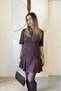 Women's Bitter Brown Modal Fabric Cotton Pocketed Flounce Ruffle Mini Dress - 5