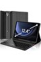 Keyboard Case for Samsung Galaxy Tab S9 Plus/S9 FE+ 12.4'' with Bluetooth Keyboard & S Pen
