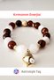 Energy of Red Natural Stone Bracelet – 2026 New Year Bracelet – K. Agate – Moonstone – P. Quartz - 6