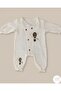 10-Piece Muslin Hospital Release 100% Cotton Balloon Embroidered Cream Newborn Set - 2