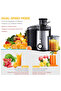 Electric Automatic Slow Masticating Mango Lemon Orange Fruit Juicer Machine Juice Extractor - 3