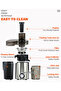 Electric Automatic Slow Masticating Mango Lemon Orange Fruit Juicer Machine Juice Extractor - 6