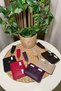 Women's Beige Card Holder - Keychain Detail, Stylish Model - Fibag - 3