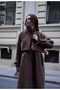 Women's Long Waterproof Trench Coat - 3