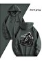 Sports Motorcycle Printed Men's Hoodie - 2