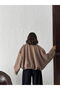 Scuba Suede Coat - Light Brown |   F2017 - 5