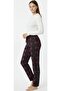 Women's Pajama Bottoms Navy Blue Red Plaid Comfortable Fit Velvety Softness - 2