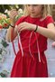 Ribbon Dance Performance Wrist-Hair Clip -10 Pairs / April 23, October 29 Children's Performance Bracelet - 3