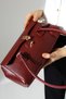 Burgundy Women's Bag Shoulder Bag and Handbag - 8