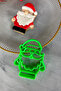 New Green Santa Claus Dough Sculpting Set/Cookies, Ceramic, Polymer Clay, Play Dough 8X10 cm - 2
