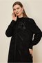 Zipped Jacquard Satin Tunic 46184 - 2