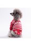Nordic Winter Snowflake Patterned Christmas Dog Sweati Dog Outfit Cat Outfit