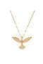 Necklace for Women, Bird Pendant 18K Gold Plated Steel | Tarnish-free | Water Resistant