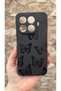 Xiaomi Mi 15t Pro Compatible Black Butterfly Pattern Silicone Shock-Absorbing Classic Protective Rubber Case 277 - 2