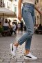 Women's Sneakers Shoes White Black - 2