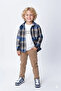 Luxury 3-Piece Set for Boys with Adjustable-Sleeve Shirt, Printed T-Shirt, and Pocketed Trousers - 5