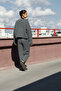 Crew Neck Hair Knitted Knitwear Set - 5