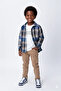 Luxury 3-Piece Set for Boys with Adjustable-Sleeve Shirt, Printed T-Shirt, and Pocketed Trousers - 4
