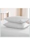 Livenza Home 3-Piece Flat Sheet Set, White Striped, 240x260 cm with 2 Pillowcases - 3