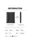MR604 Magnetic Passport Holder, PU Travel Wallet, Anti-Theft, Slim 1.5 cm, Lightweight - 3