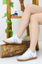 White Gray Women's Casual Sports Shoes Lace-Up Comfortable Sole Sneaker - 3