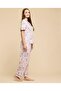 Women'S Lilac Printed Pyjama Set - 3