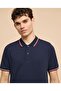 Contrast Tipping Polo T-Shirt With Short Sleeves - 5