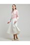 Solid Satin Shirt With Classic Collar And Long Sleeves - 2