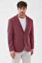 Sarbello Men's Burgundy Flexible Polyviscose Fabric Fully Lined Slim Fit Mono Collar Sports Blazer Jacket - 7
