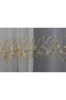 Embroidery 5 Models Cream Cream Color Single Wing Ready-Made Pleated Background Curtain 300*260 cm - 3