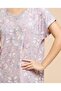 Printed Nightdress With V-Neck And Short Sleeves - 6