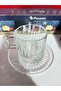 Elysia 6-Person Tea and Coffee Cup Set with Handles, 6 Pieces, 195 Cc Cups with Handles and 6 Pieces Plates