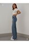 Ofelia Stretch Relaxed-Fit Women's Blue Medium-Wash Super High-Waisted Relaxed-Leg Denim Jeans - 3