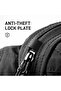 MR308 Travel Pouch, RFID Blocking, Water Resistant Nylon, Anti-Theft Lock, Lightweight - 6