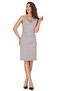Rochie A090, Vâscoză/Elastan, Gri