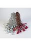 Crystal Beaded Flower and Tassel Detailed Dowry Rosary – Special Design Gift Set of 10