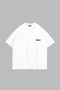 MRL. Printed Oversized Unisex White T-shirt - 2
